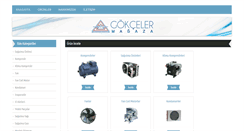 Desktop Screenshot of gokcelermagaza.com