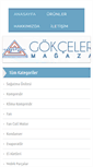 Mobile Screenshot of gokcelermagaza.com